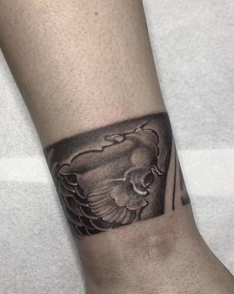 传统鲤鱼臂环#纹身图片_手臂纹身图案