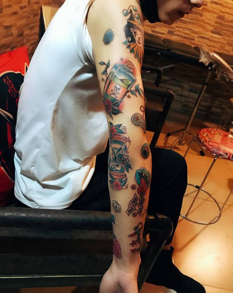 old school纹身图片_手臂Old School纹身图案