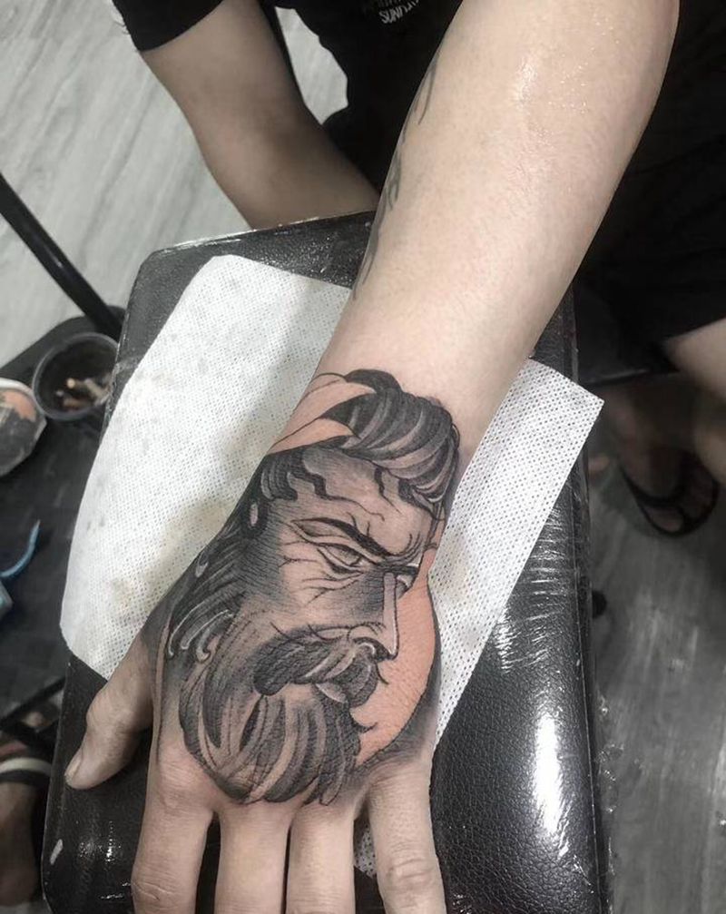 手背纹身图片_手部纹身图案