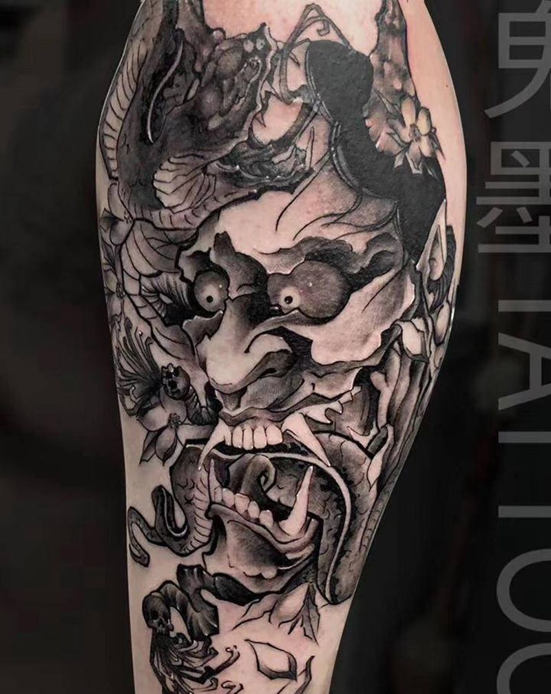 般诺纹身图片_手臂新传统纹身图案