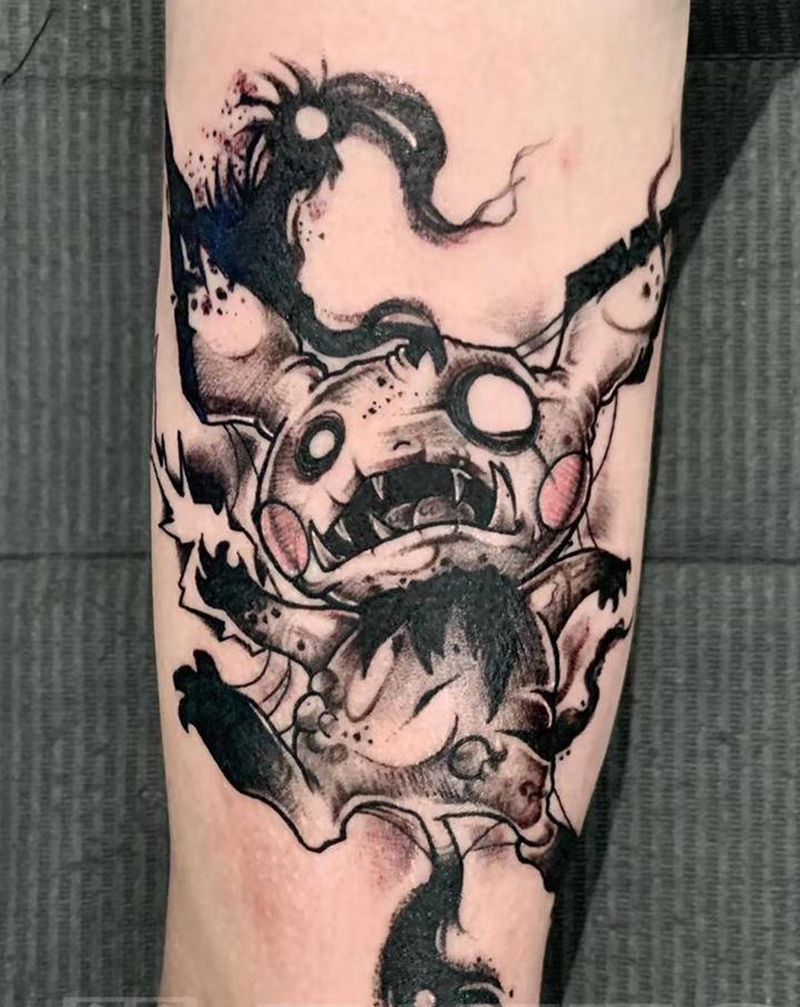 暗黑系纹身图片_手臂纹身图案