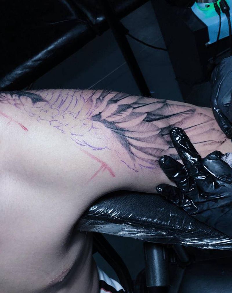 近期纹身图片_清洗纹身图案