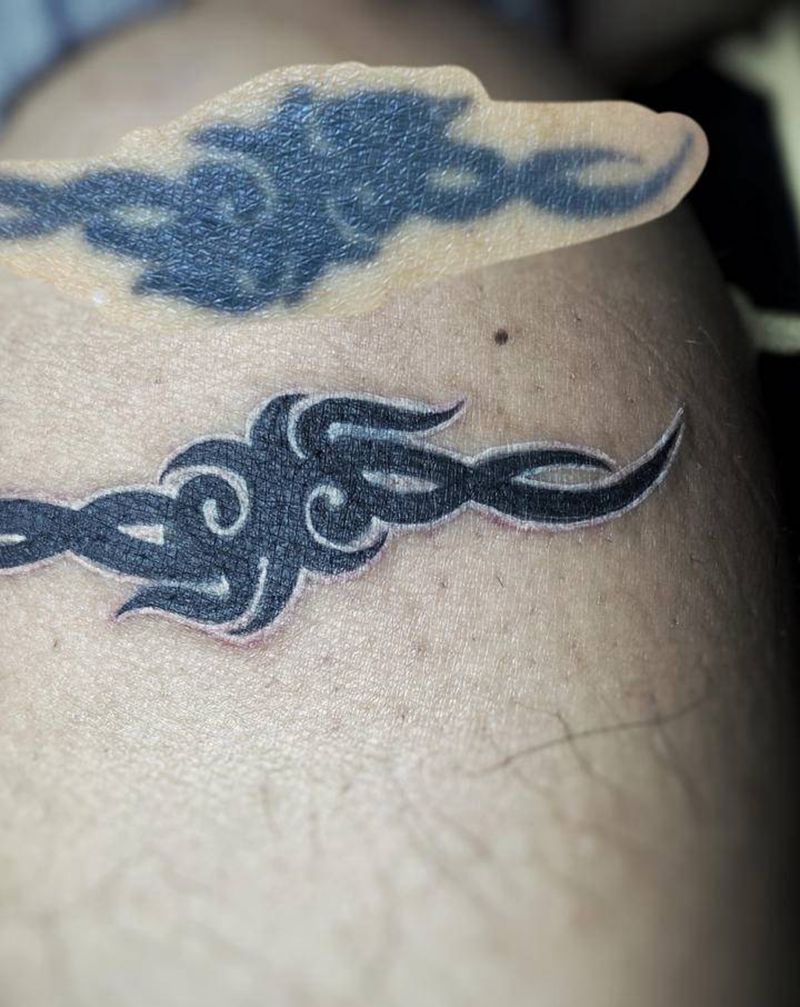 近期之遮盖➕修改纹身图片_手臂脚部图腾水彩美人鱼遮盖修改纹身图案