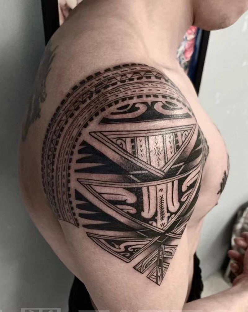 图腾纹身图片_手臂胸部纹身图案