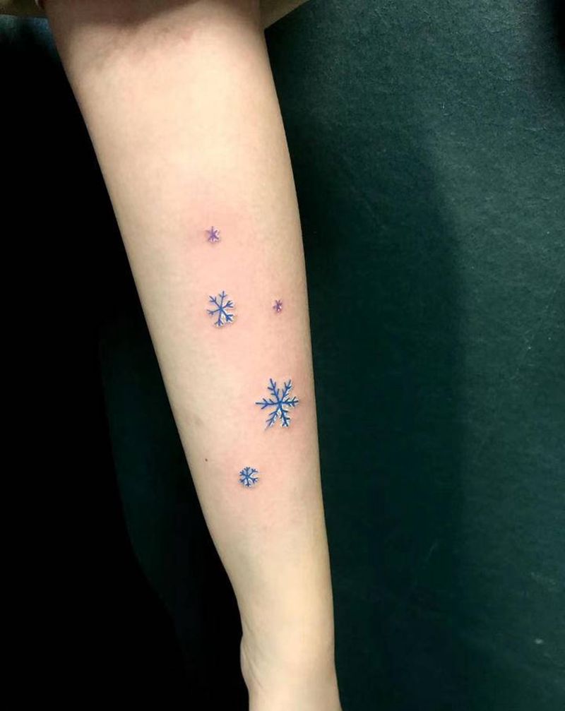 小清新纹身纹身图片_手臂纹身图案