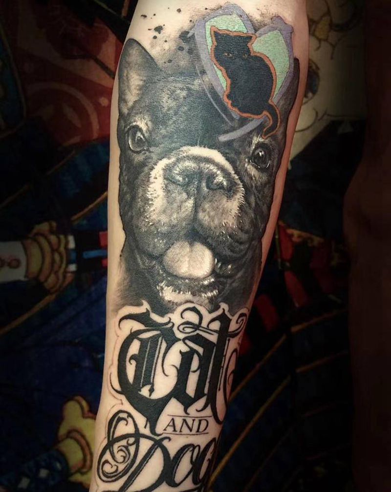 宠物纹身纹身图片_手臂纹身图案