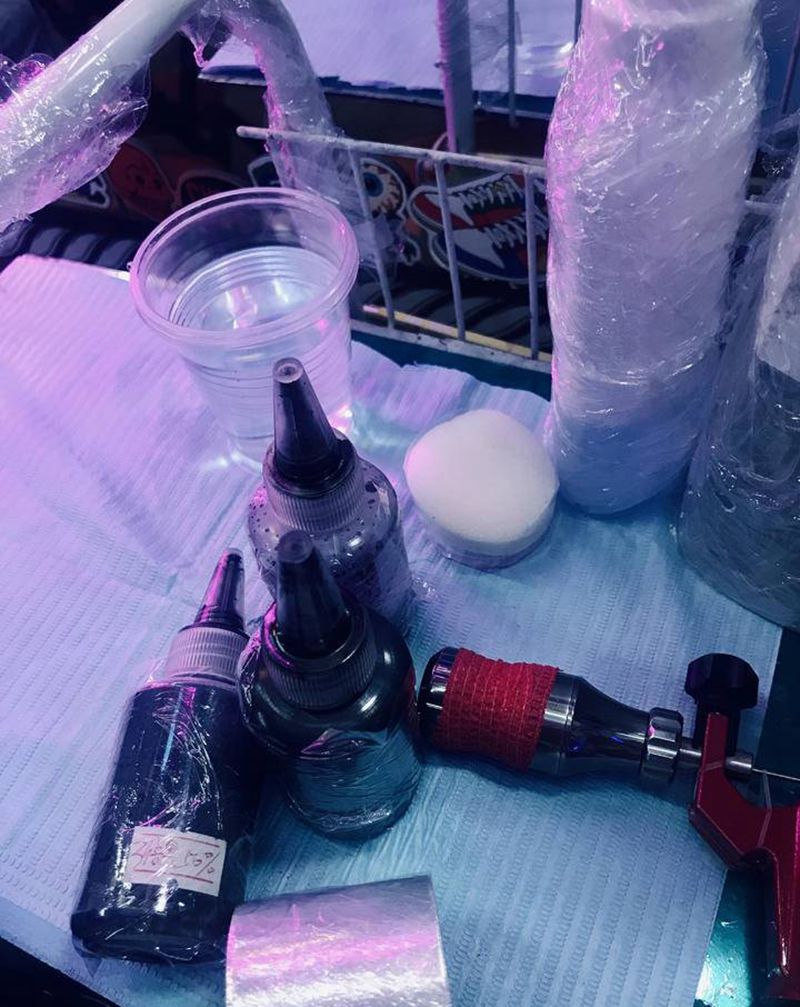 准备开始干活纹身图片_背部纹身图案