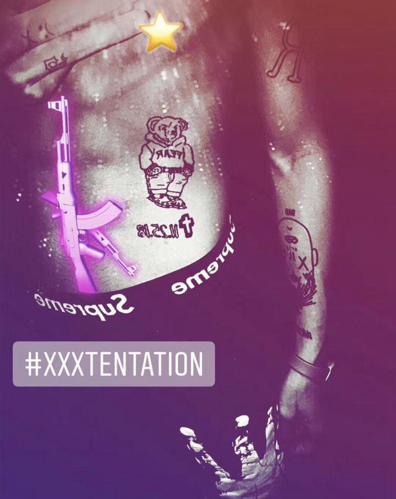 有个性的买家秀特别喜欢XXX纹身图片_腹部手臂纹身图案