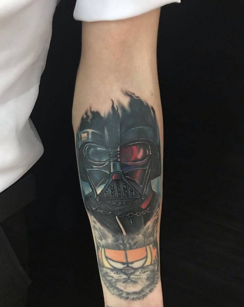 遮盖纹身图片_手部欧美写实纹身图案