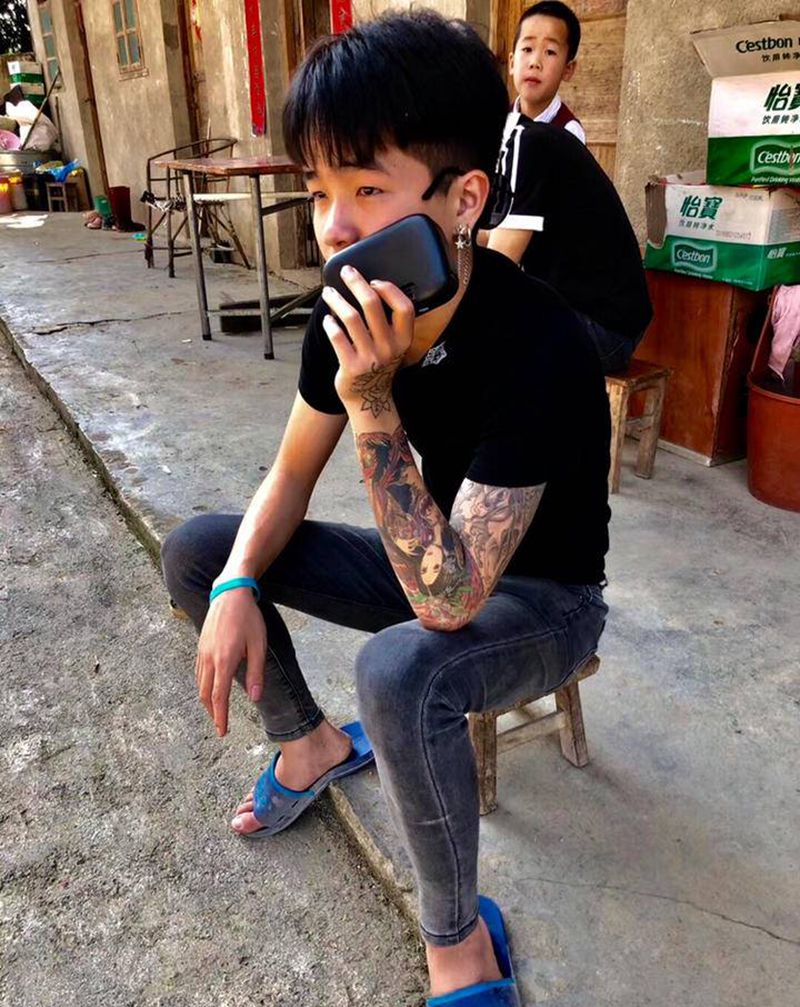 花臂买家秀恢复两个月纹身图片_手臂纹身图案