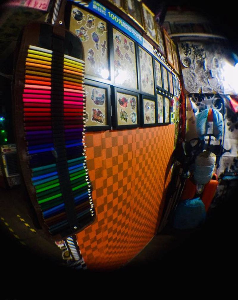 画笔纹身图片_手臂纹身图案