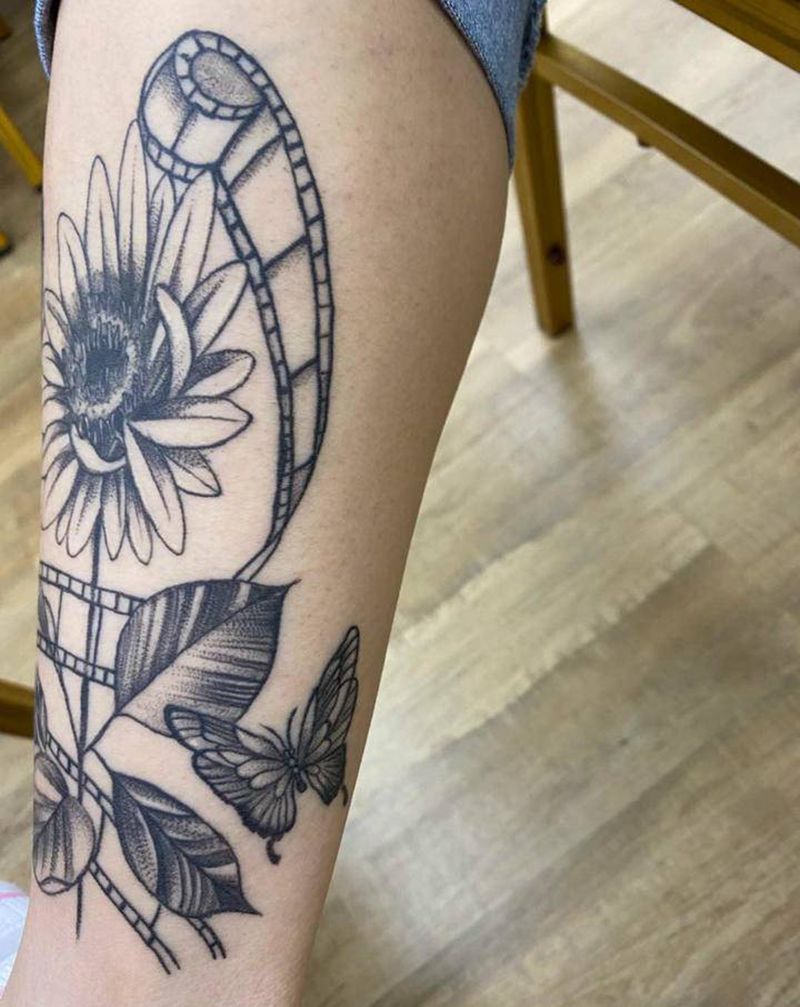 买家秀恢复两个月原图无滤镜纹身图片_腿部纹身图案