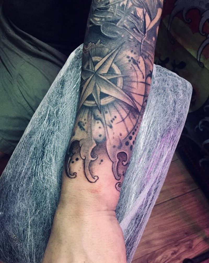 手腕添加纹身图片_手臂纹身图案