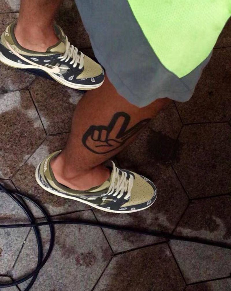 买家秀恢复半年无滤镜纹身图片_腿部纹身图案