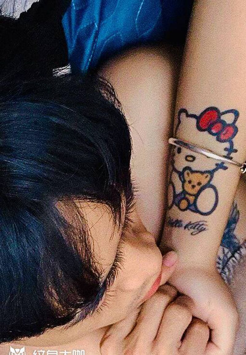 买家秀凯蒂猫恢复半年纹身图片_手臂纹身图案