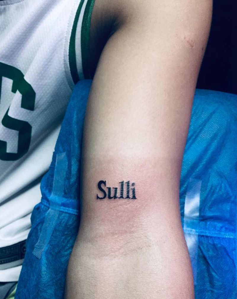 小英文纹身图片_手臂纹身图案