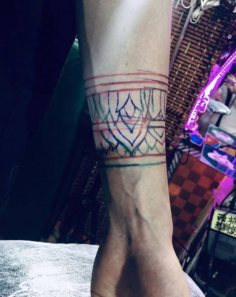 手绘纹身图片_手臂纹身图案