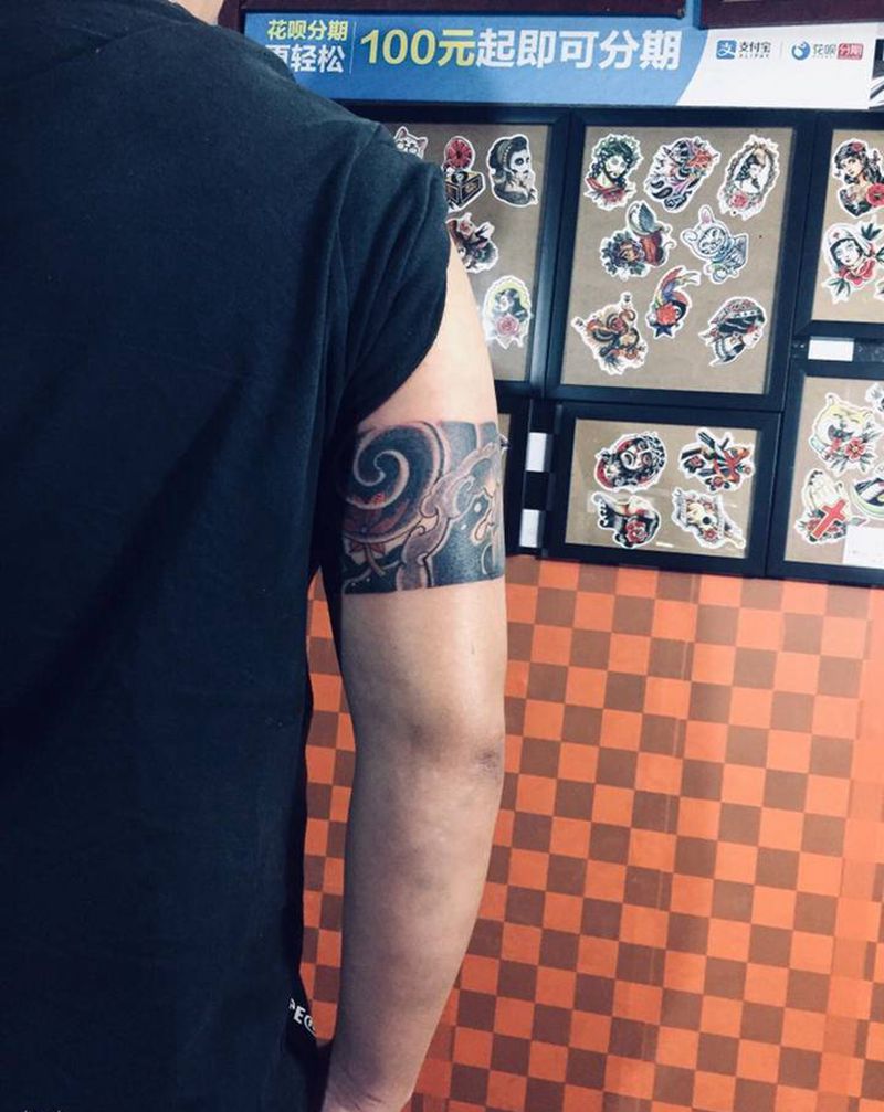 添加了一些些纹身图片_手臂纹身图案