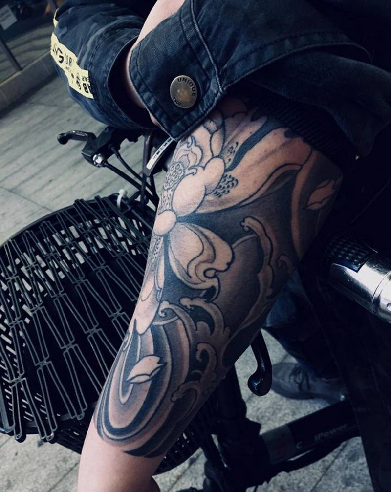 纹身20天未完纹身图片_手臂纹身图案