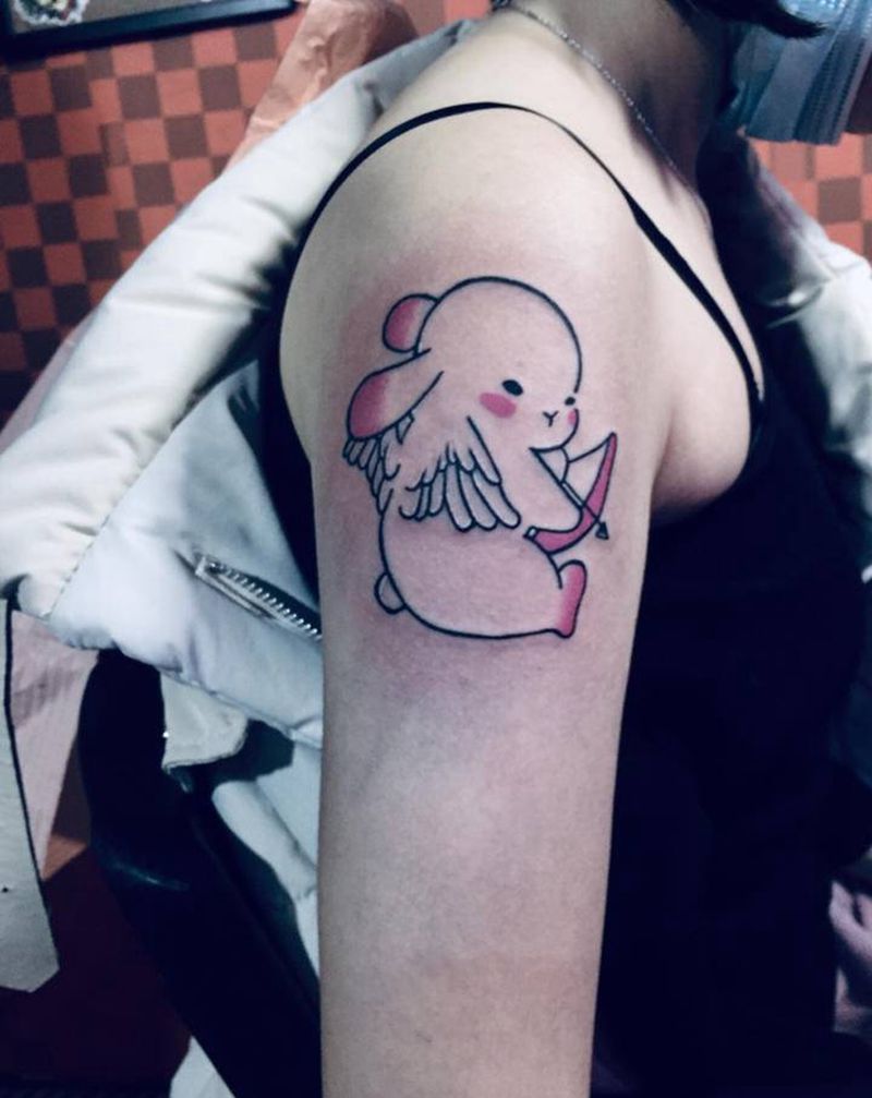 卡通小图纹身图片_手臂纹身图案