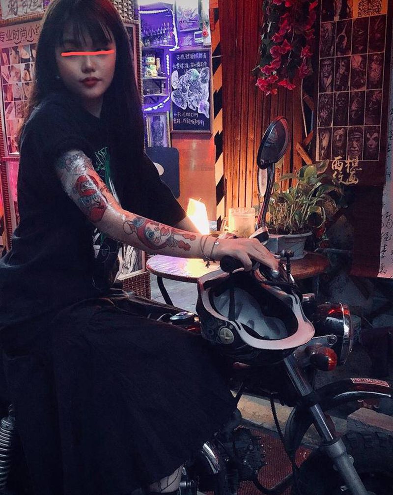 买家秀纹身图片_手臂纹身图案