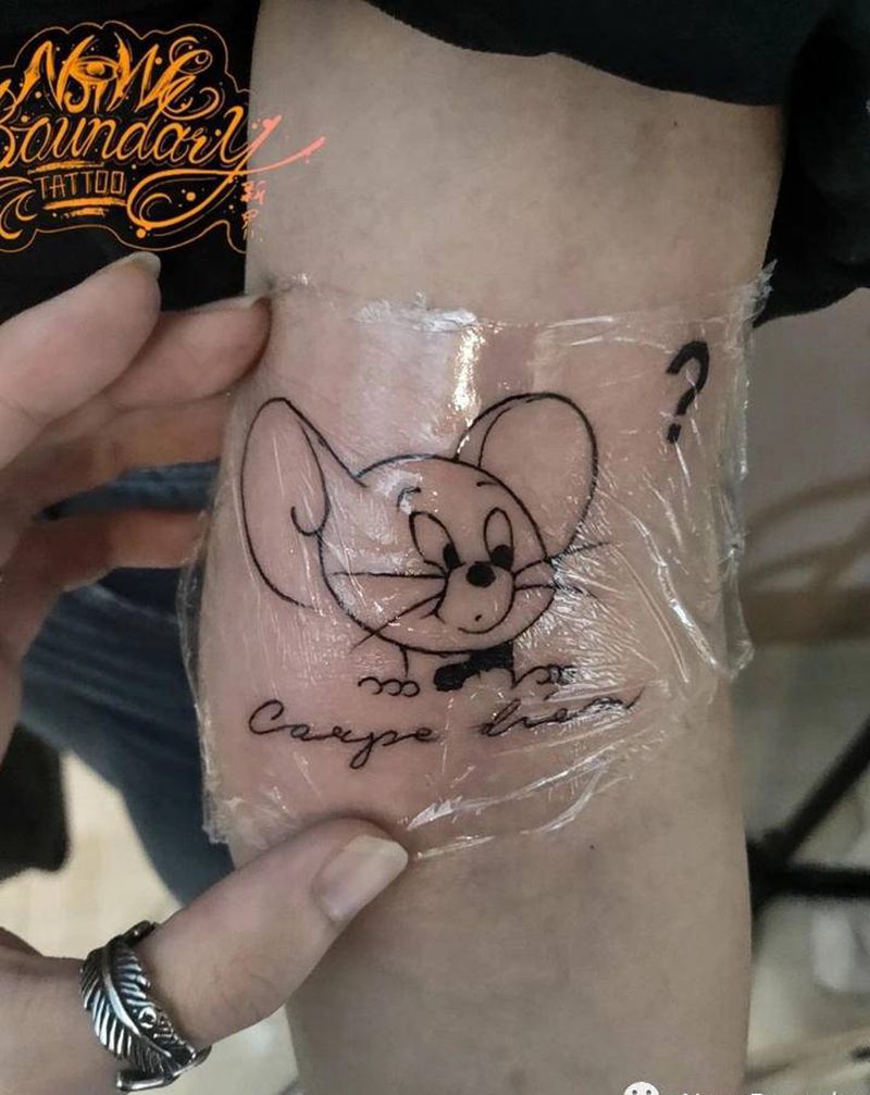 杰瑞纹身图片_手臂New School纹身图案