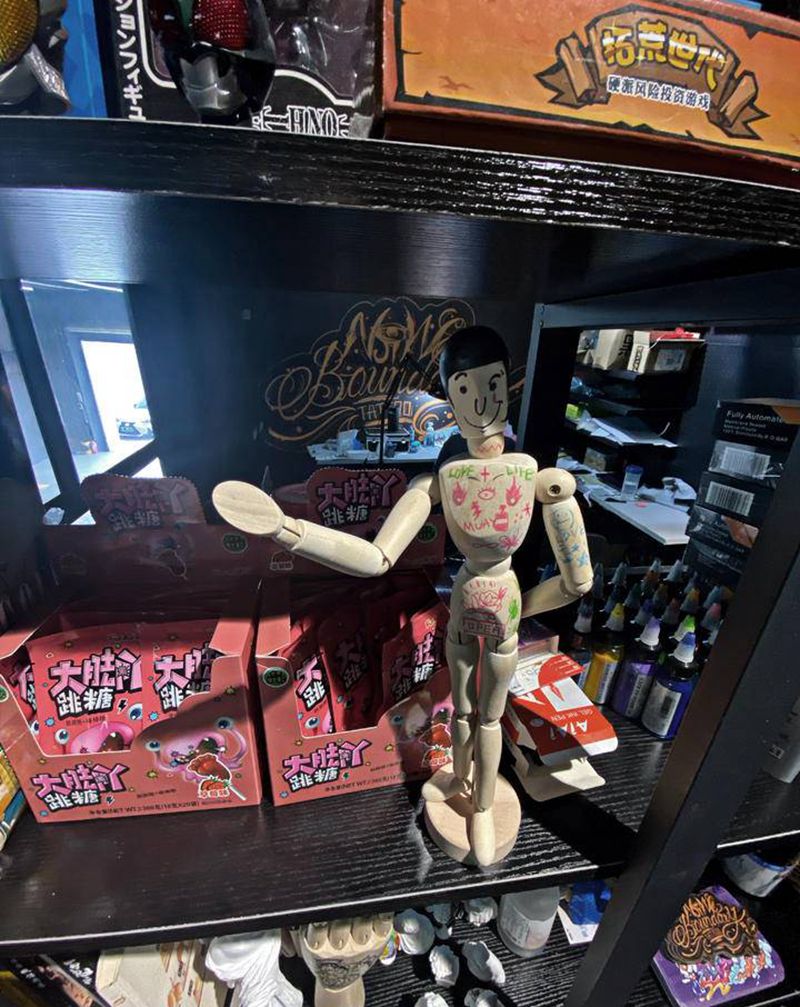 欢迎约扎纹身图片_工作室纹身图案