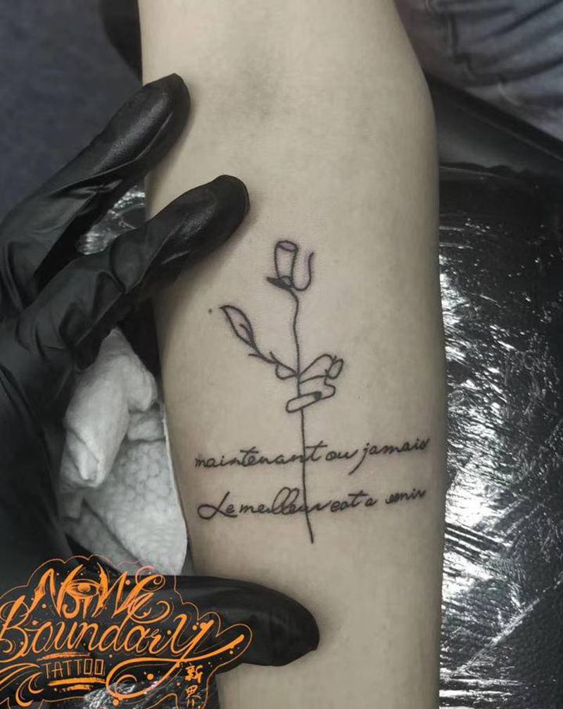 小清新纹身图片_手臂小清新纹身图案