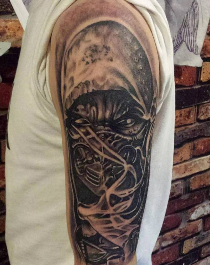 纹身作品纹身图片_手部手臂欧美写实纹身图案