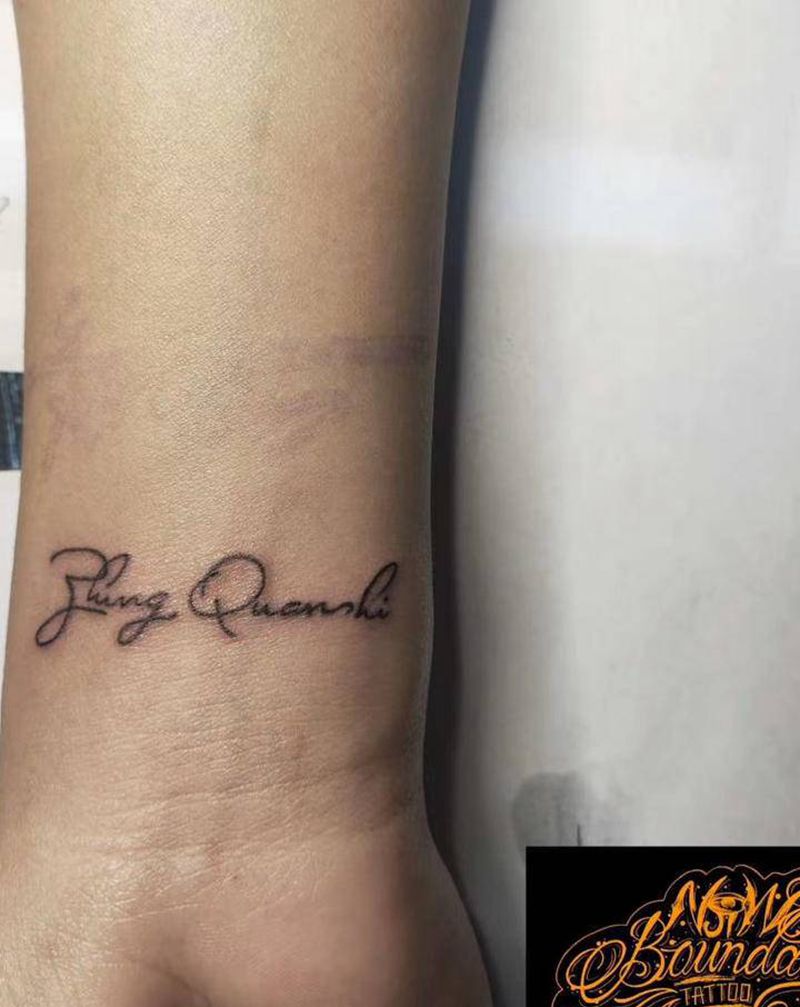 小清新英文纹身图片_英文纹身图案