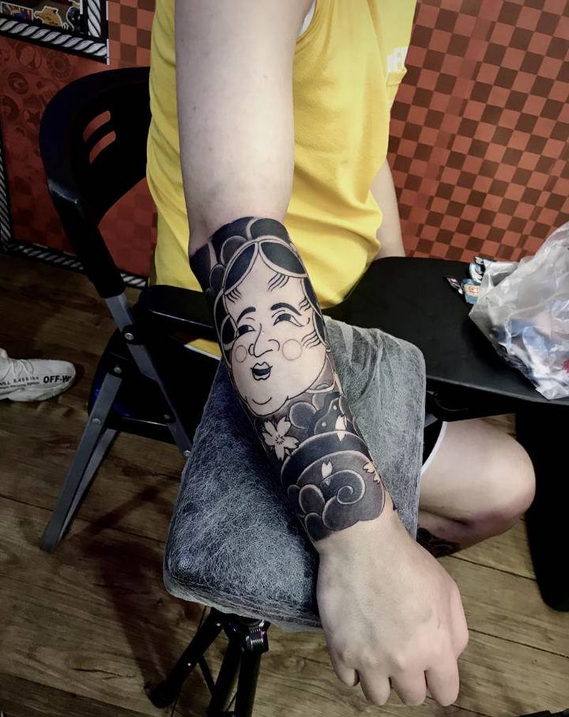 包小臂遮盖纹身图片_手臂纹身图案