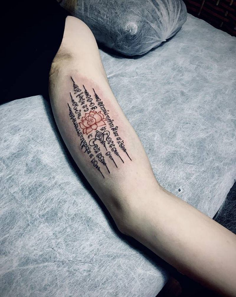 泰符纹身图片_手臂纹身图案