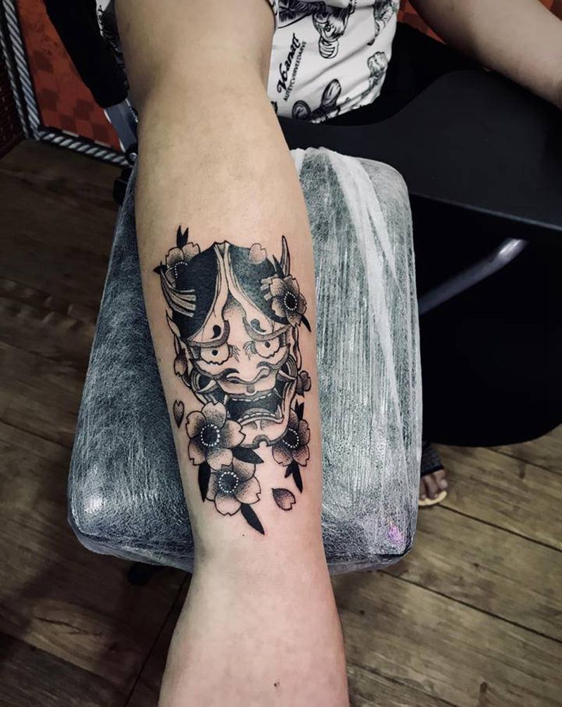 般若纹身图片_手臂纹身图案