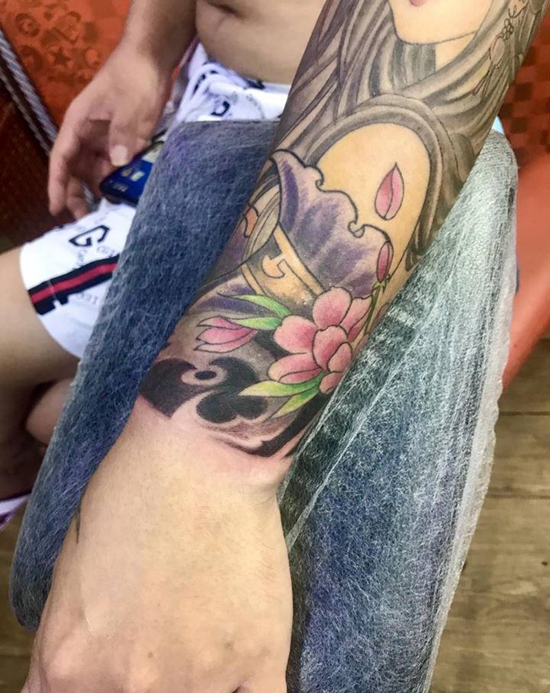 手绘纹身图片_手臂纹身图案