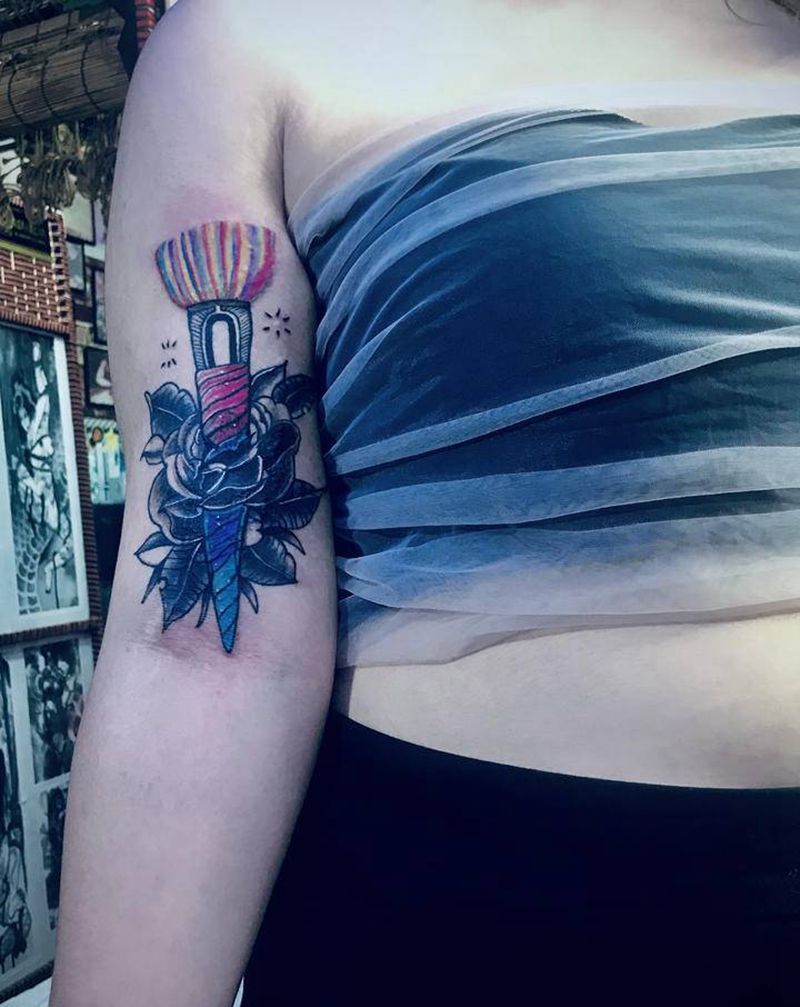 遮盖纹身图片_手臂纹身图案