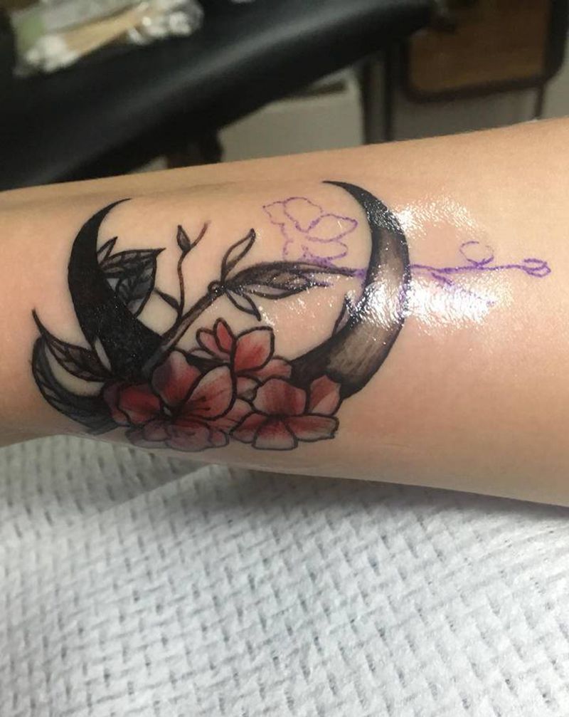 覆盖旧图纹身图片_手部手臂水彩纹身图案