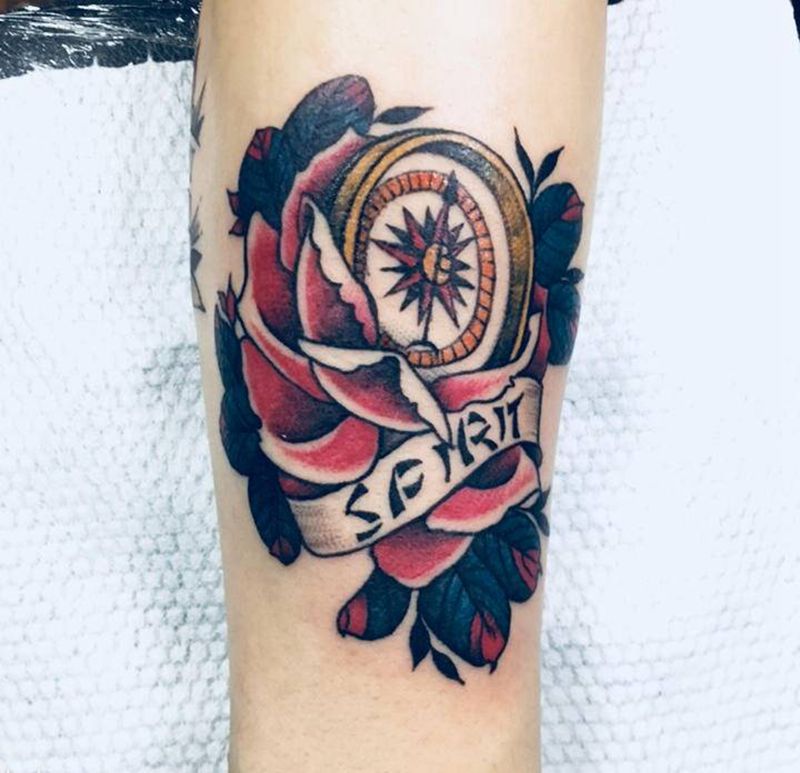 Old school纹身图片_手臂Old School纹身图案