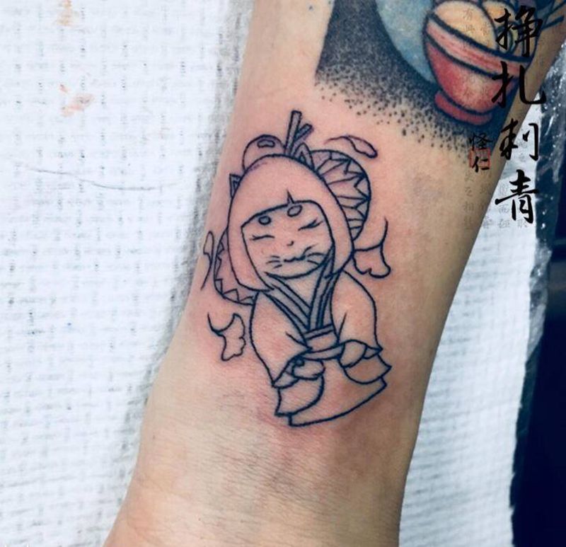 可纹身图片_手臂动漫纹身图案