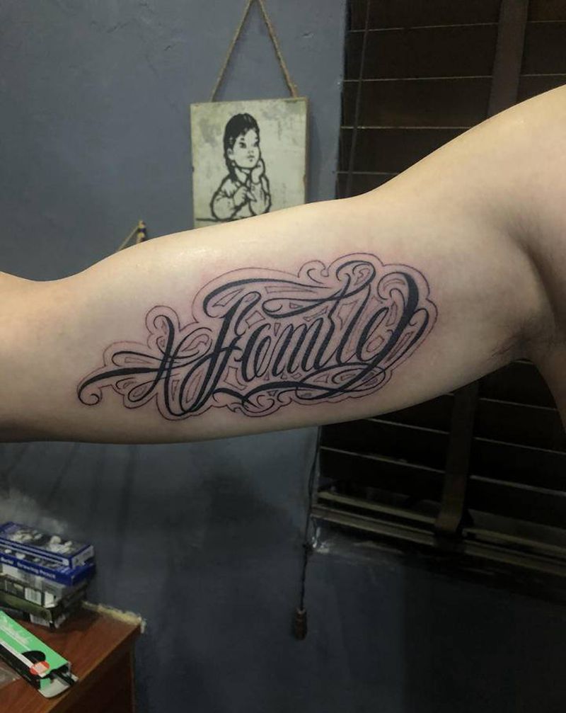 字母纹身图片_手臂纹身图案