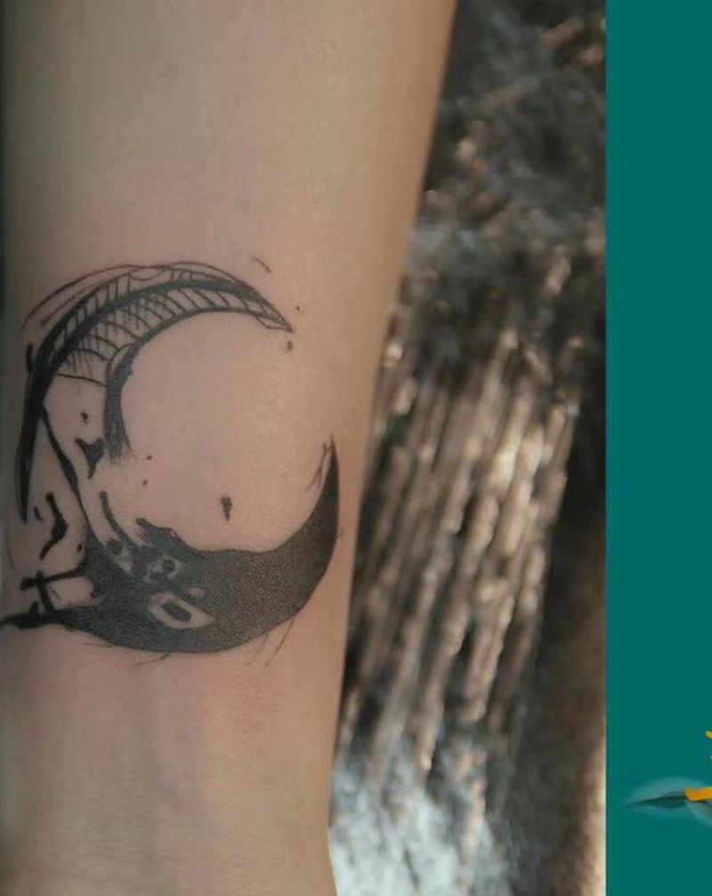 小遮盖纹身图片_手部纹身图案