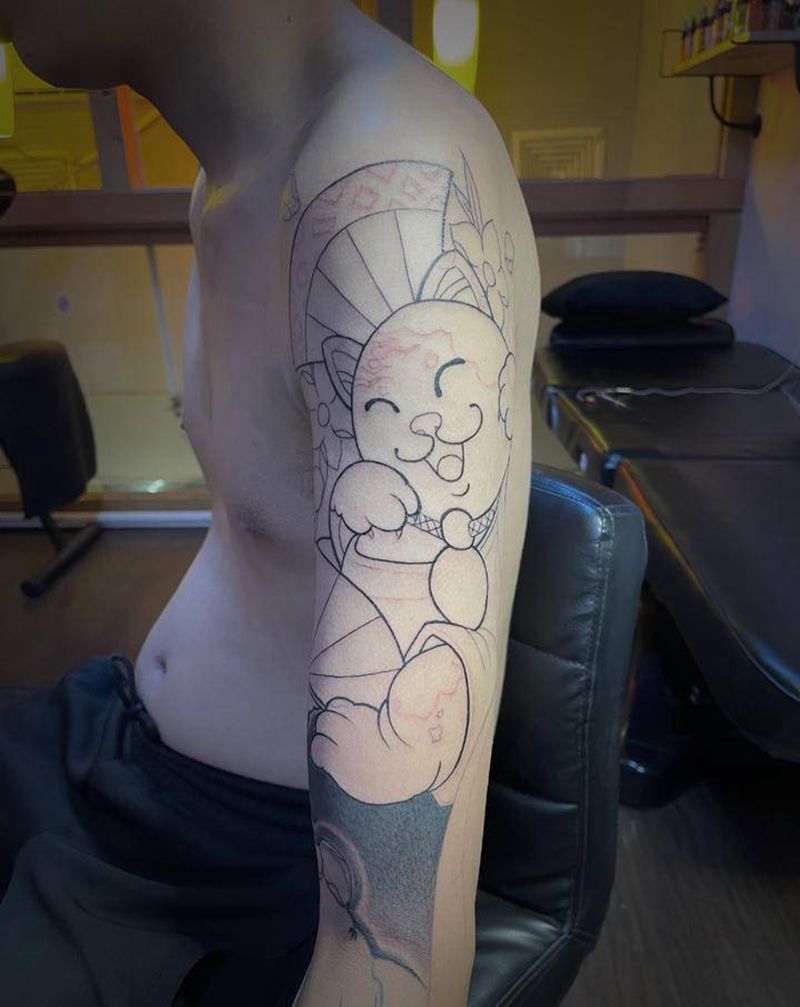 今日作业纹身图片_手臂手部新传统纹身图案