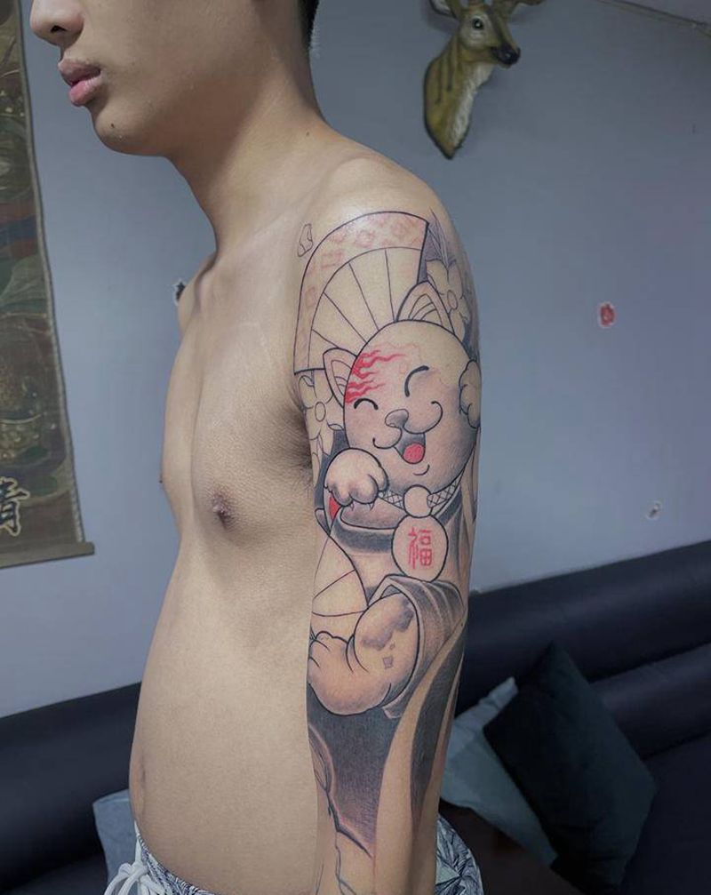 恢复后再做彩色纹身图片_手臂手部新传统纹身图案