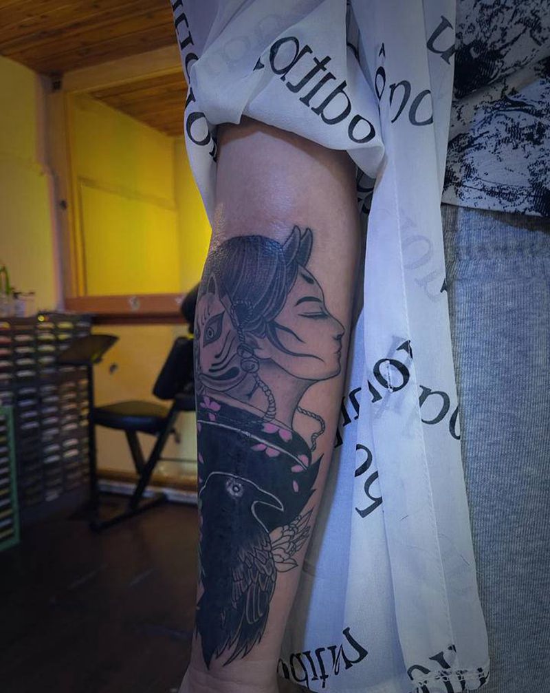 遮盖未完成纹身图片_手臂手部新传统纹身图案