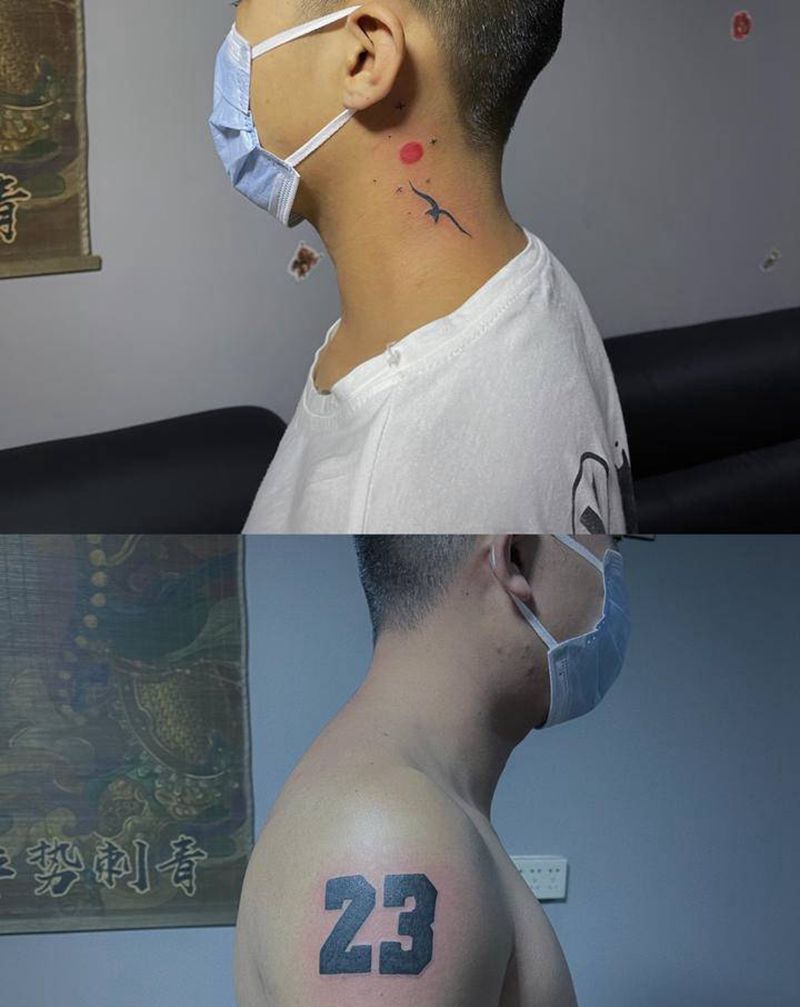 驻店师傅小作纹身图片_手臂手部图腾纹身图案