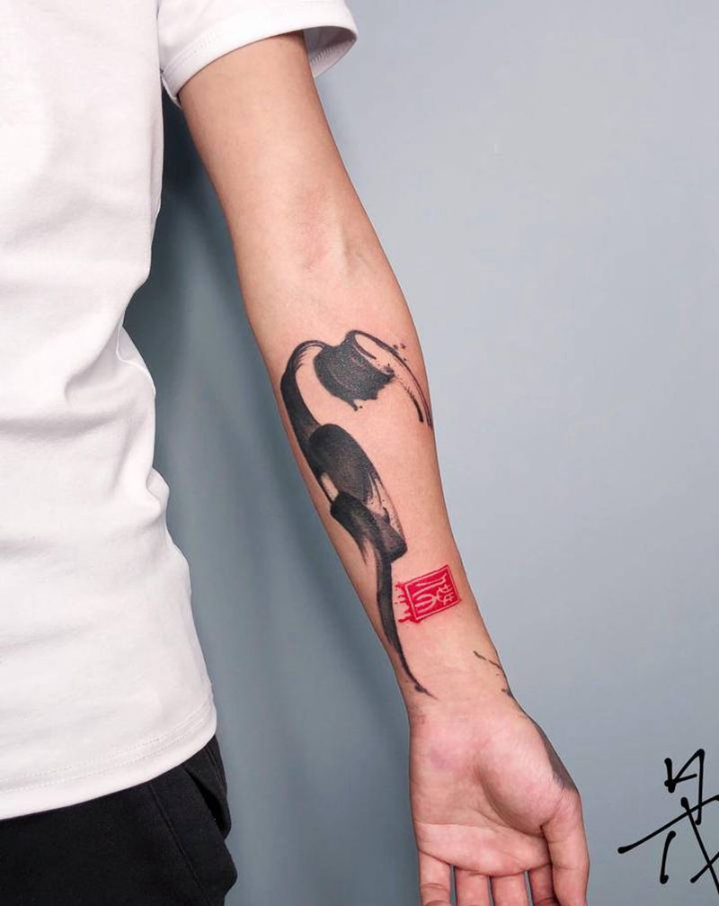 中国风纹身图片_手臂纹身图案