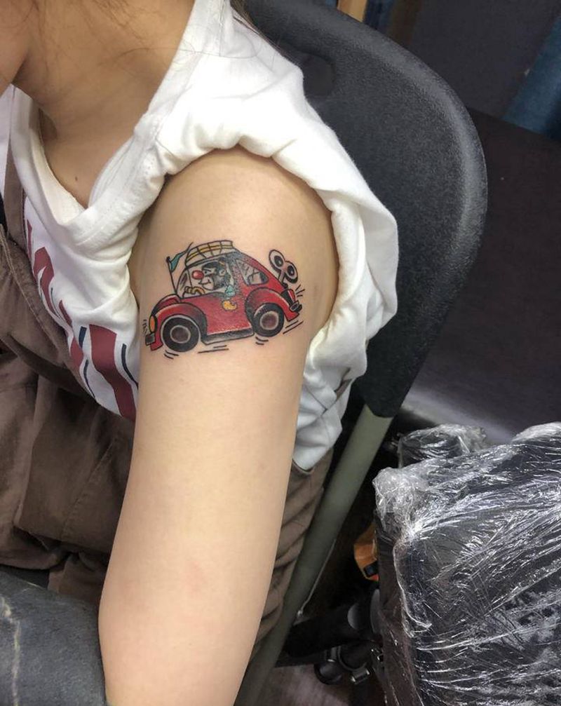 School纹身图片_手部Old School纹身图案