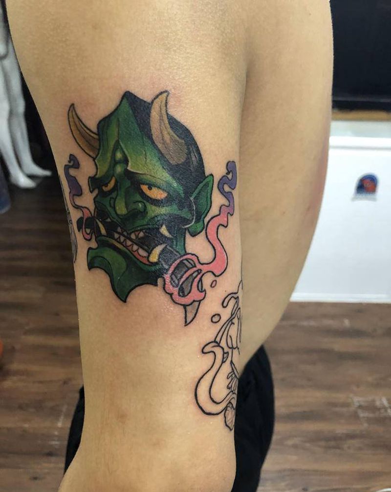 new shool纹身图片_手臂New School纹身图案