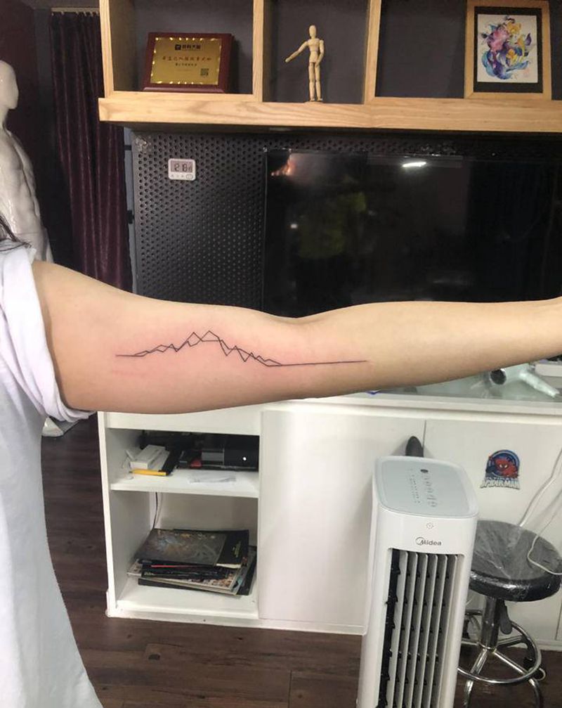 小清新也可爱纹身图片_手臂腿部小清新纹身图案