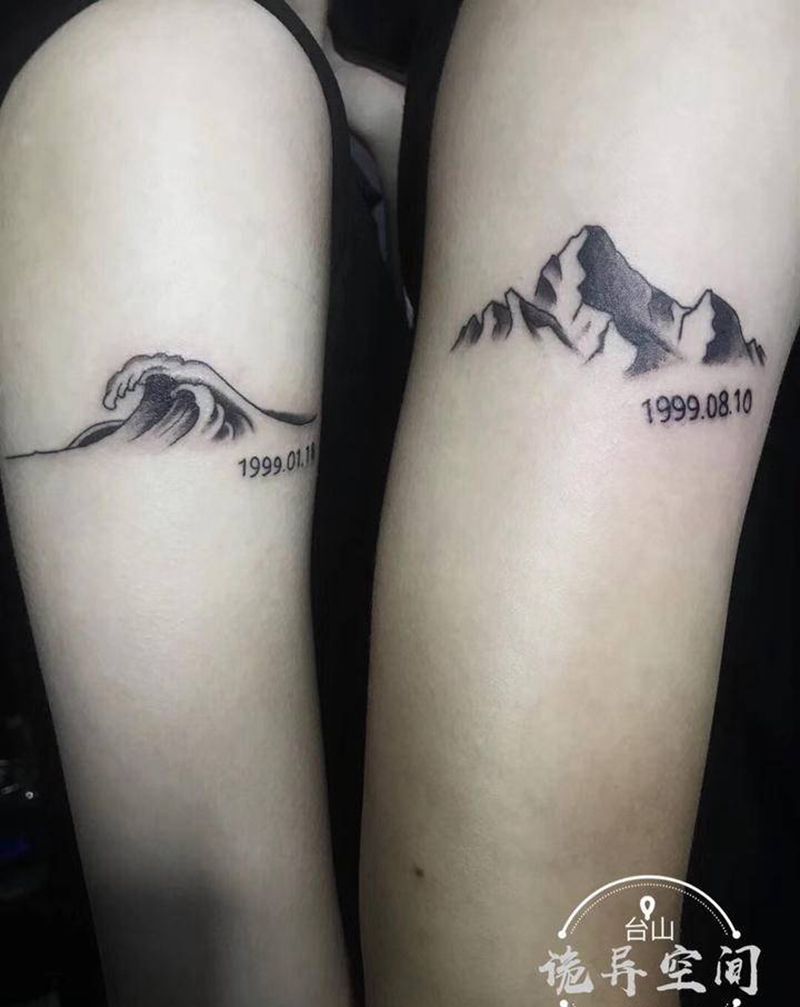情侣纹身纹身图片_手臂纹身图案