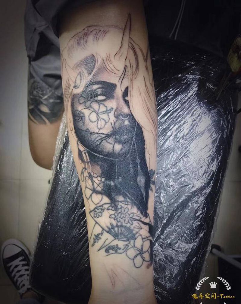 遮盖纹身图片_手臂纹身图案
